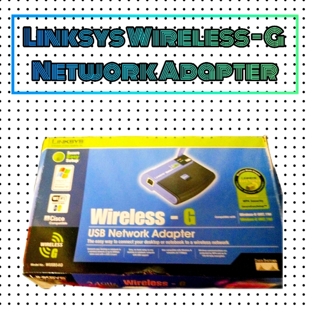 Linksys Wireless-G USB Network Adapter - WUSB54G - 2.4 GHz 802.11g
